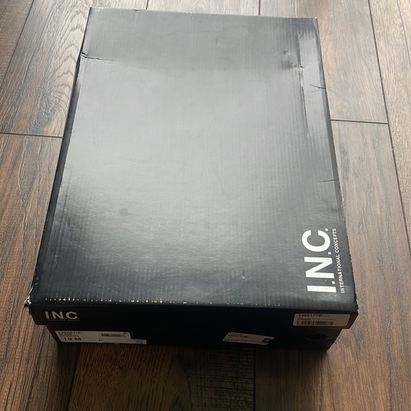 INC boots woman black zipper EVERETT ZIPPER OUTDOOR RAIN heeled BOOT New Size 10 - Picture 2 of 7